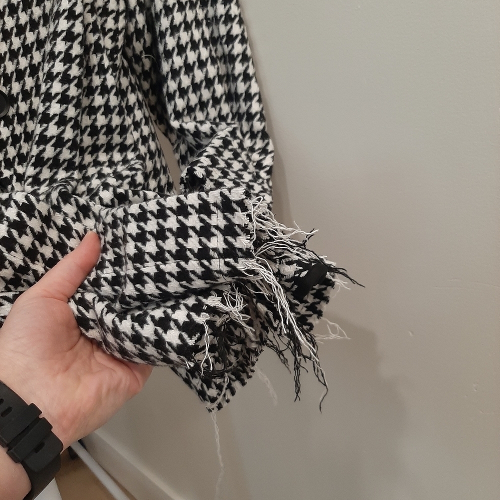 BloomChic houndstooth jacket top - Picture 3 of 7